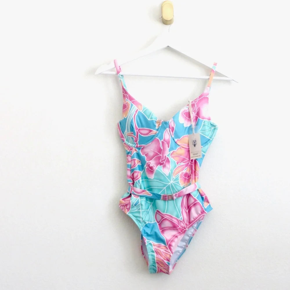 NEW! Kenny Flowers The Maui 1 Piece Underwire Swimsuit XS, M, M/L - Picture 9 of 13